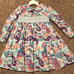 Paisley smock dress